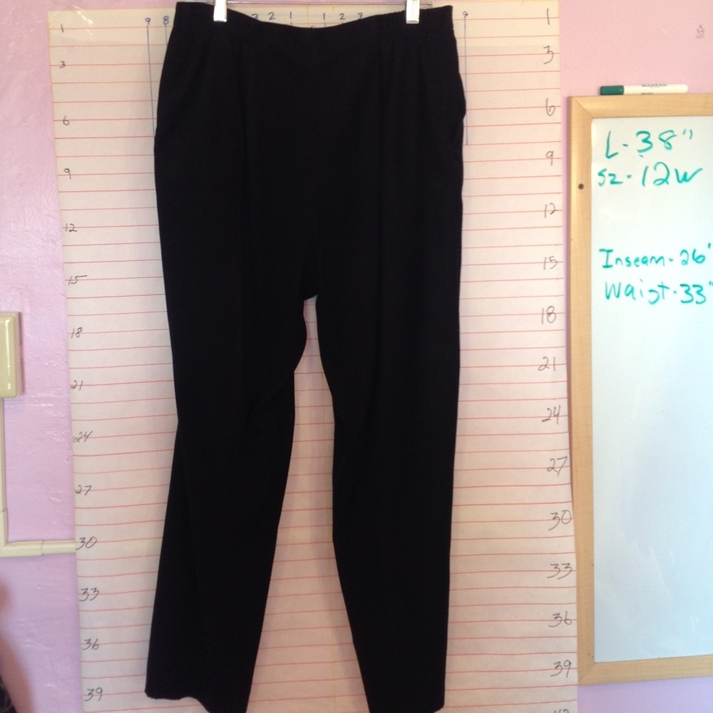 CASUAL CORNER ANNEX - women's, pants/trousers sz 12W black